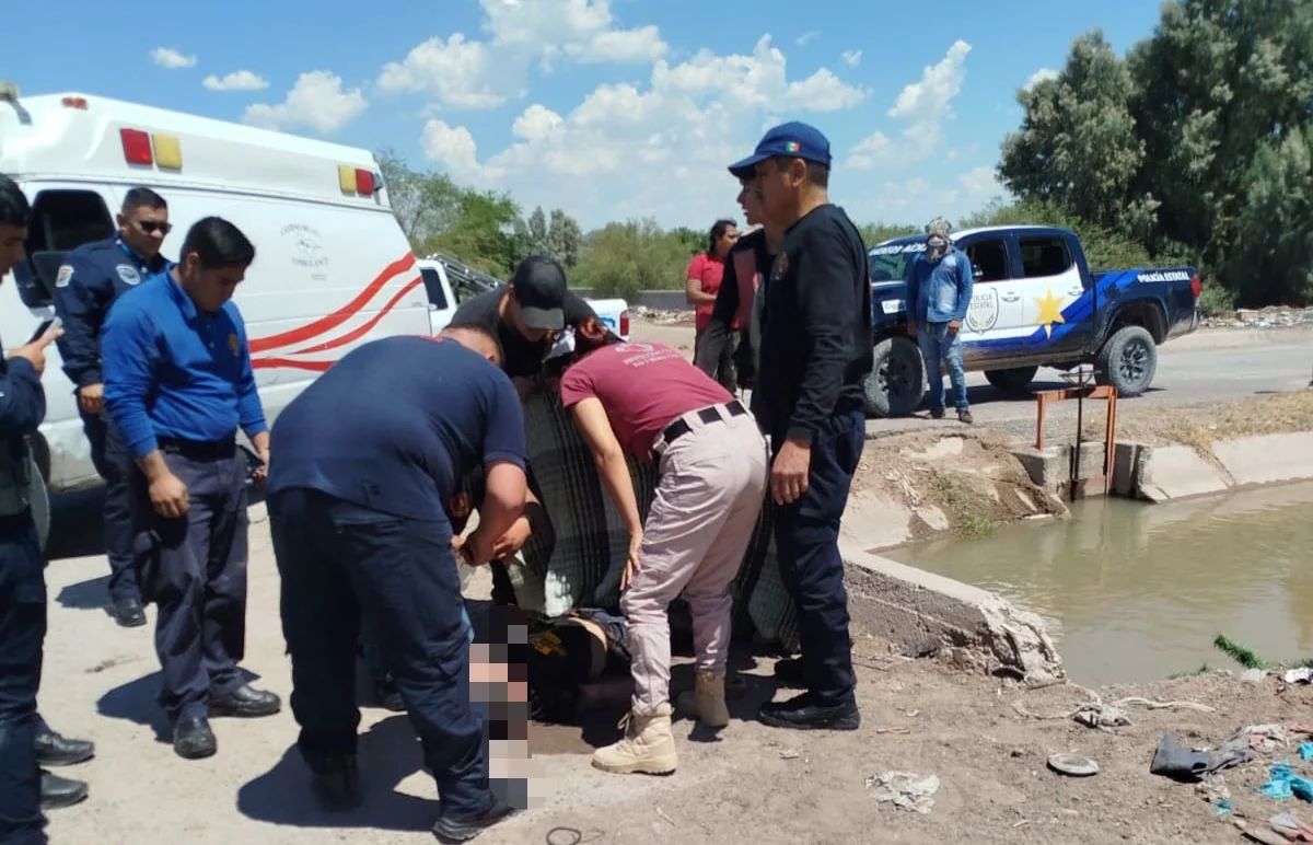 Localizan cuerpo sin vida al interior de canal de riego en ejido de Francisco I. Madero