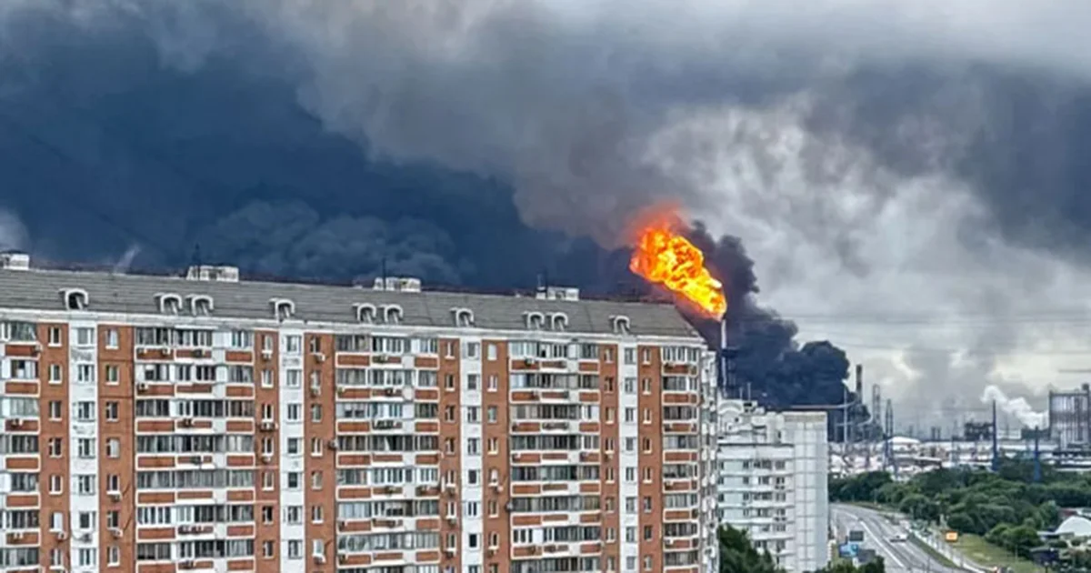 "Si Ucrania arde, su Moscú también arderá", afirmó el presidente ucraniano, Volodimir Zelenski, después del suceso.