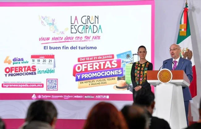 Sectur presenta 'La Gran Escapada, el Buen Fin del Turismo 2026', con 114 mil experiencias en 32 estados