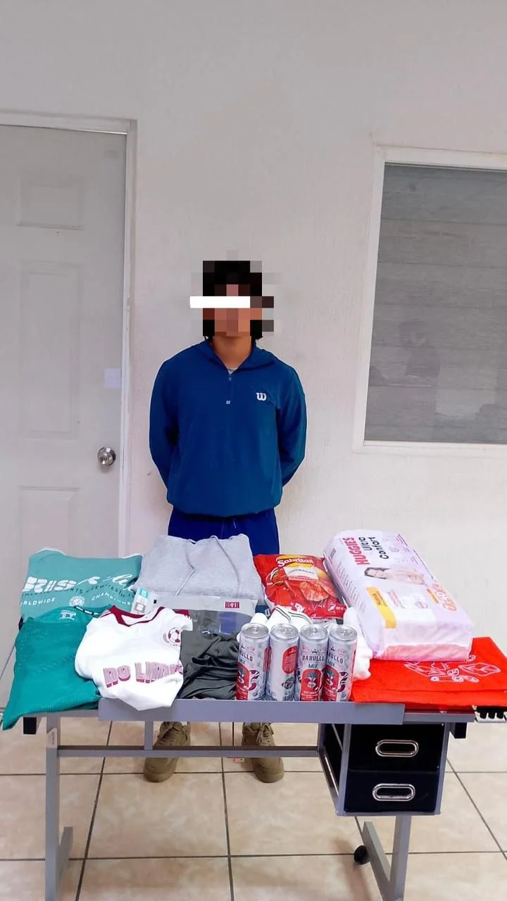 Policía detiene a joven por robo de mercancía valuada en más de 2 mil pesos en Torreón