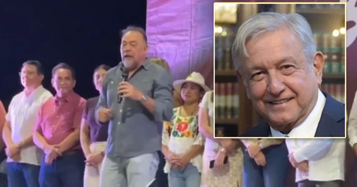 En un evento con militancia, Carlos Bojórquez cometió pifia al decir que Andrés Manuel López Obrador es el peor presidente que ha tenido México