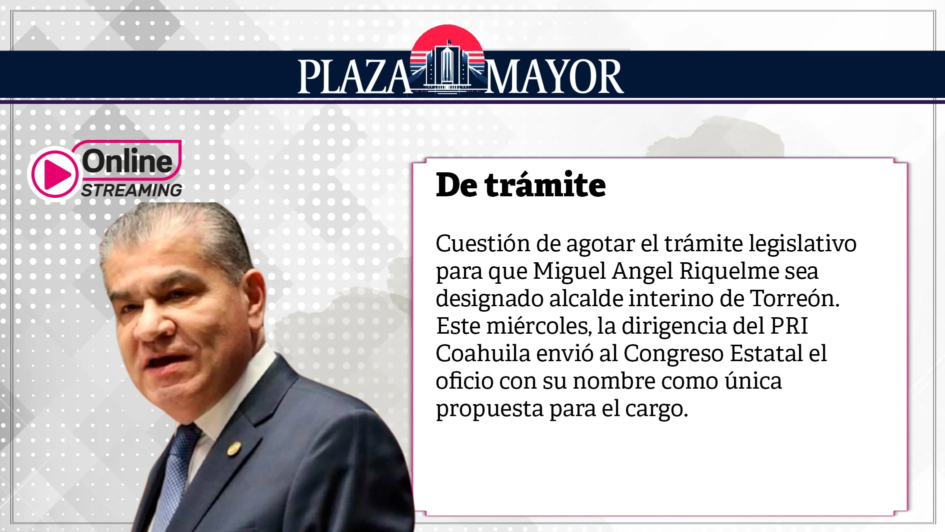 De trámite