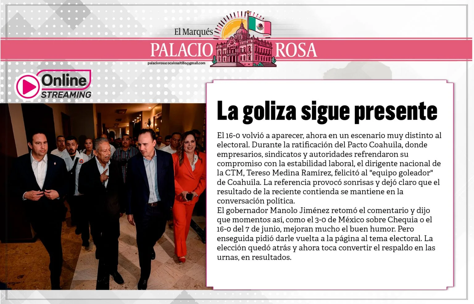 La goliza sigue presente
