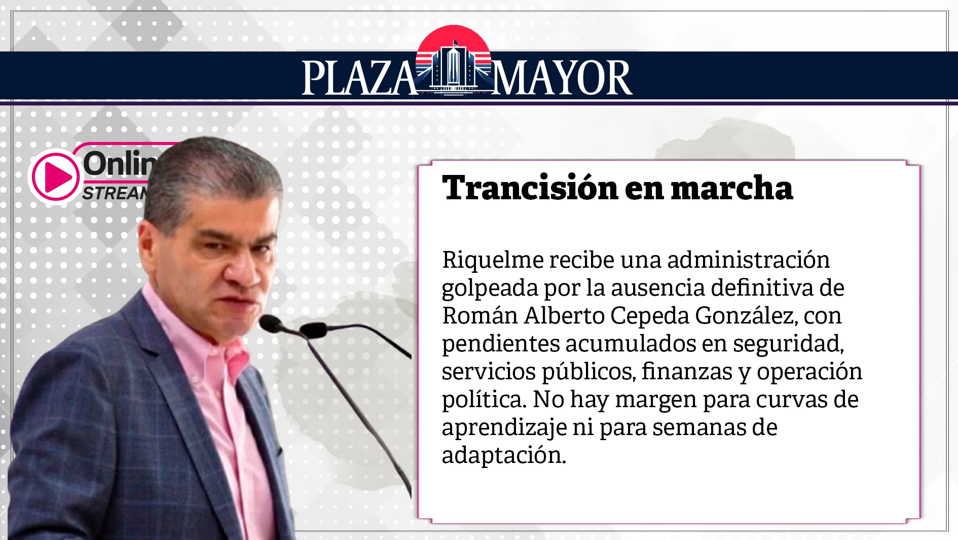 El exgobernador se instaló en la dinámica municipal con reuniones, revisiones de áreas estratégicas y acercamientos con actores políticos.
