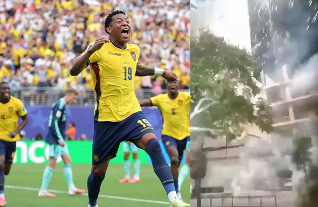 Pirotecnia, cláxones y cánticos fueron usados para impedir el descanso de los jugadores de Ecuador