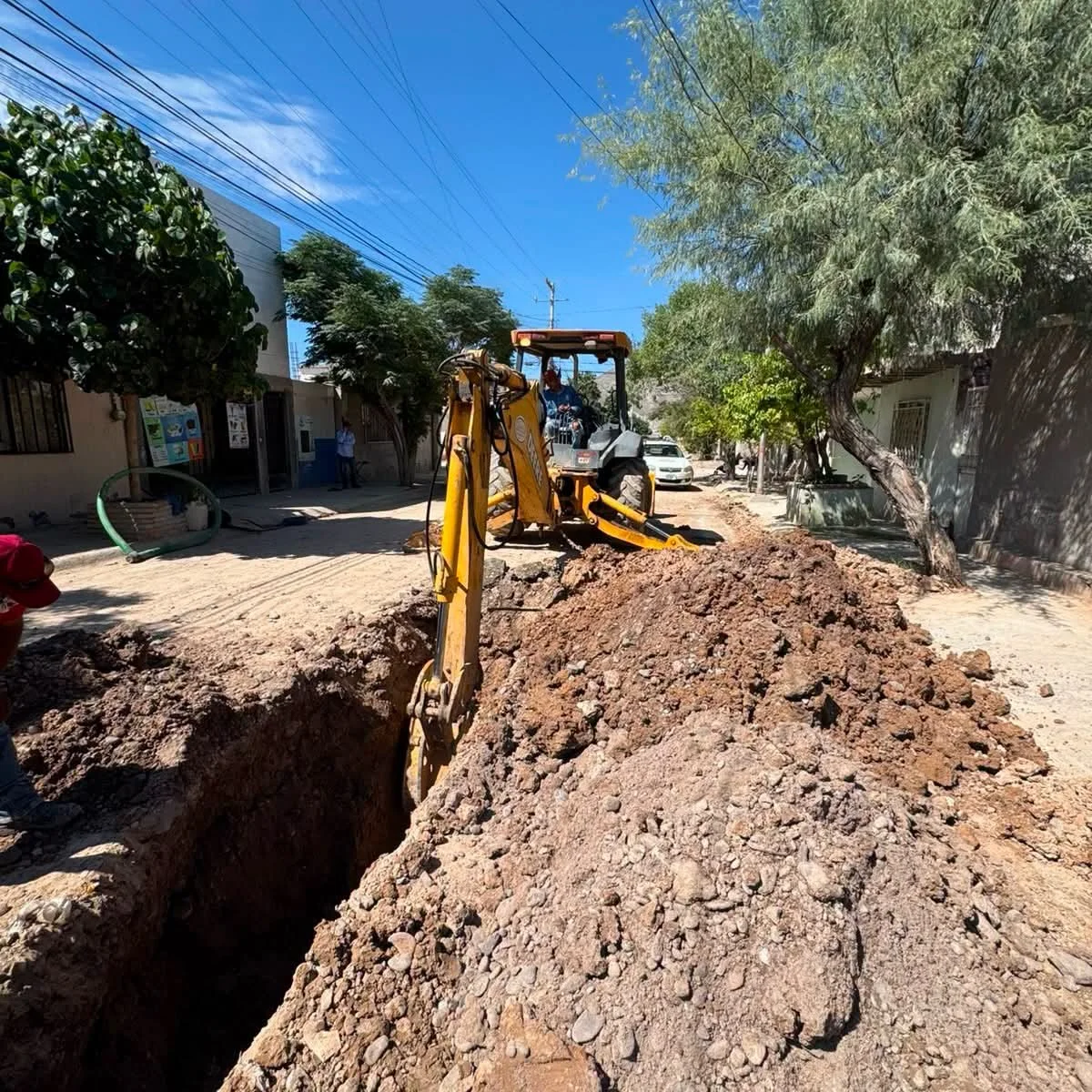 Rehabilitación de drenaje en Zaragoza Sur registra avance del 90 por ciento