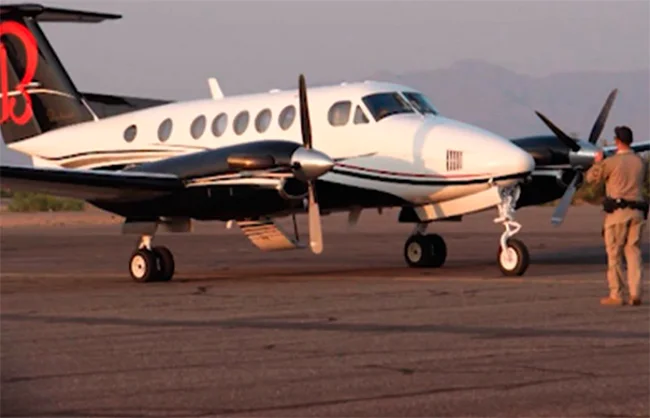 El avión Beechcraft King Air usado en la captura de “El Mayo” Zambada será exhibido en el War Eagles Air Museum de Nuevo México, donado por el FBI.