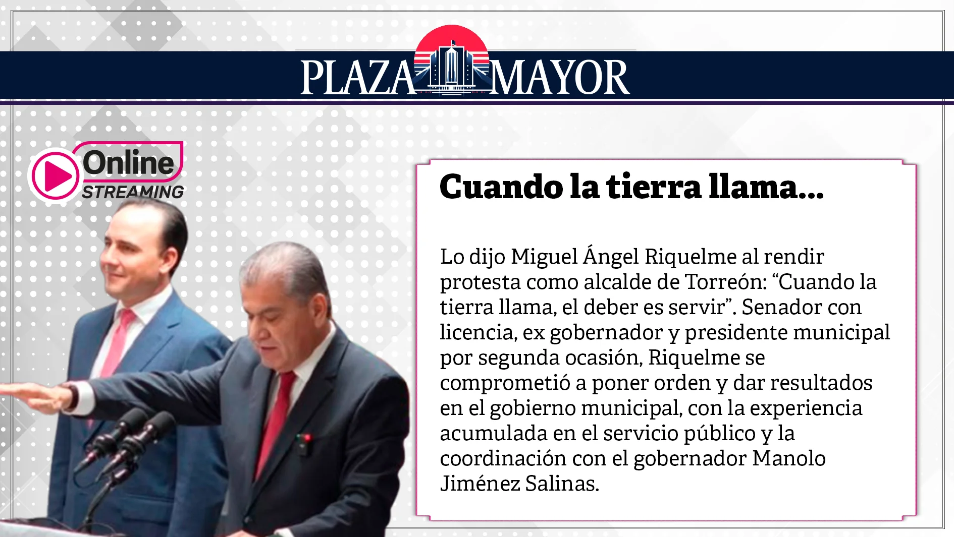 Cuando la tierra llama…