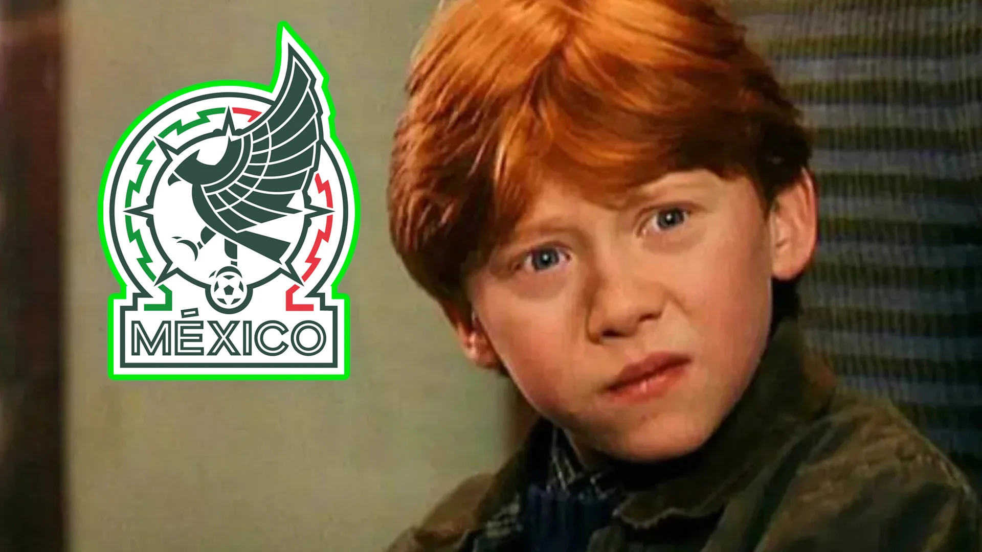 El actor que dio vida a Ron Weasley en Harry Potter, reconoció que el gran momento del Tri lo hace ver con cautela el duelo ante Inglaterra