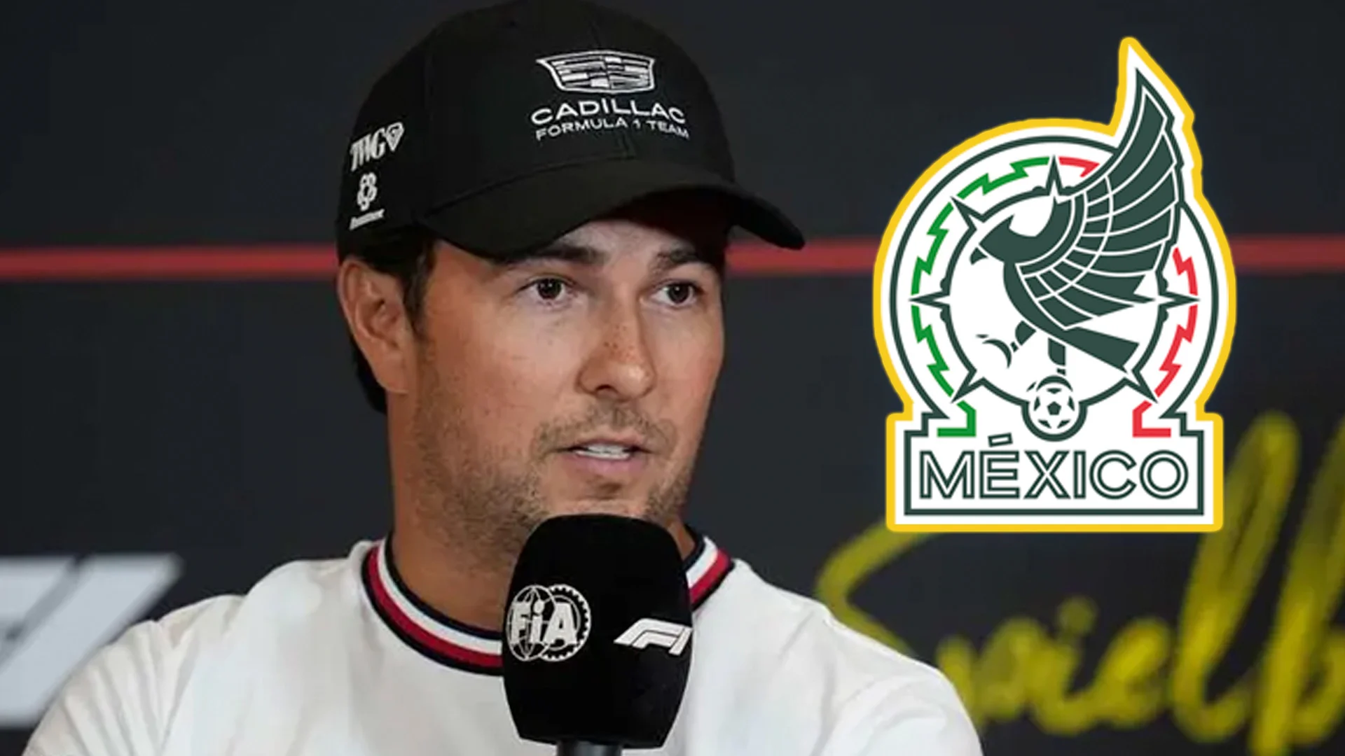 El piloto mexicano de Cadillac aprovechó un evento previo al Gran Premio de Gran Bretaña para enviar un mensaje a la afición inglesa antes del México