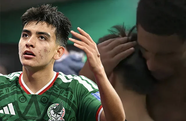 El autor de dos goles contra México le regaló su playera al futbolista juvenil y después le pidió a cambio la prenda con el número 19