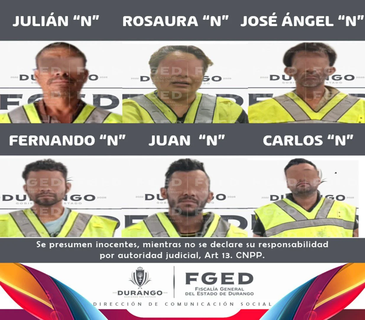 FGED obtiene vinculación a proceso para presuntos responsables de delitos contra la salud