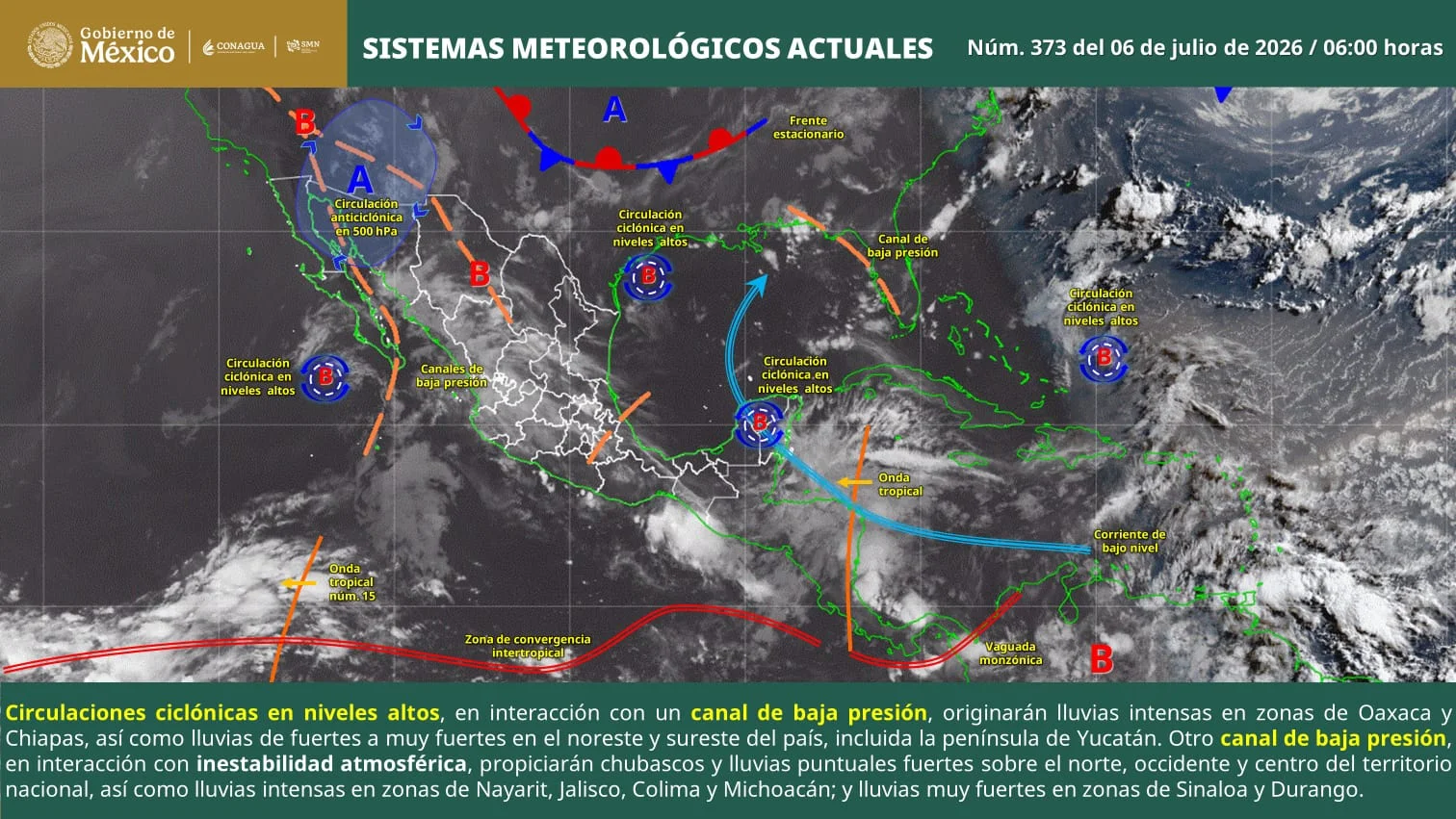 Coahuila en alerta por lluvias fuertes, tormentas y vientos de hasta 60 km/h este lunes. Riesgo de inundaciones y caída de árboles.