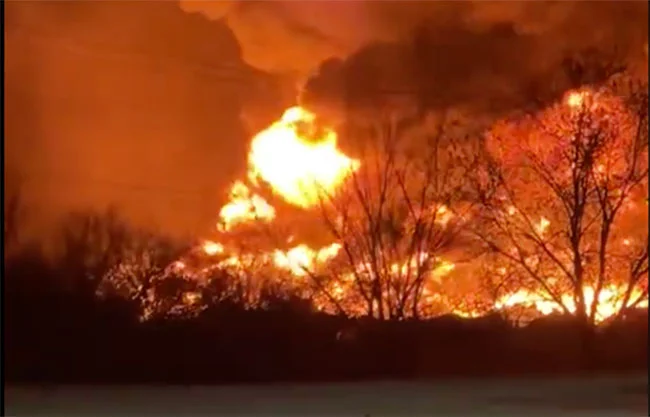 Video: Arde el relleno sanitario de Ciudad Juárez, alcalde culpa a panistas