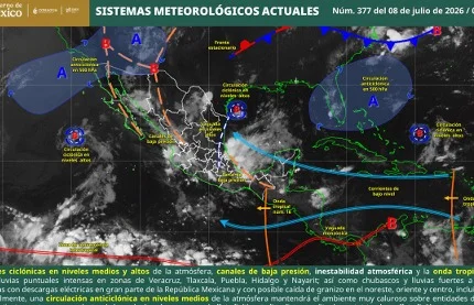La Comarca Lagunera tendrá un respiro del calor extremo con lluvias y viento. Máximas de hasta 36°C.