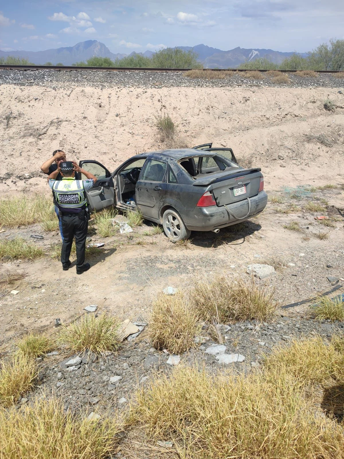 Conductor termina lesionado tras perder el control de su vehículo en Gómez Palacio