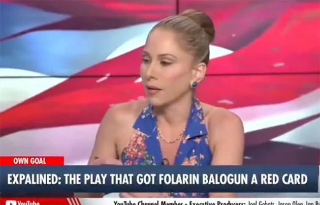 La periodista estadounidense Ana Kasparian se convirtió en tendencia en redes sociales luego de cometer un error geográfico durante un análisis sobre la participación de la Selección de Estados Unidos en la Copa del Mundo 2026