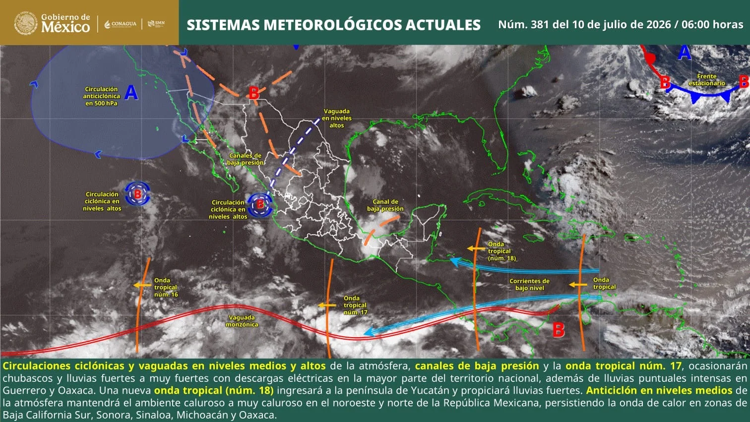 Lluvias intensas y vientos de hasta 70 km/h azotarán Coahuila este viernes; alertan por inundaciones y deslaves.