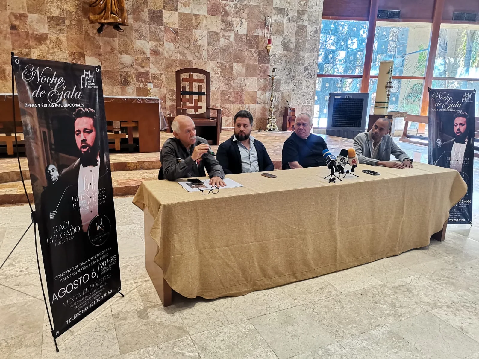 Gala de ópera en el Teatro Isauro Martínez apoyará a sacerdotes y talento local. Orquesta La Laguna en Cámara debuta el 6 de agosto.