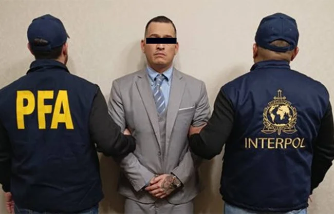 Aguirre Covarrubias, buscado por Interpol por narcotráfico en Estados Unidos, fue detenido en un hotel de Puerto Madero, en Buenos Aires