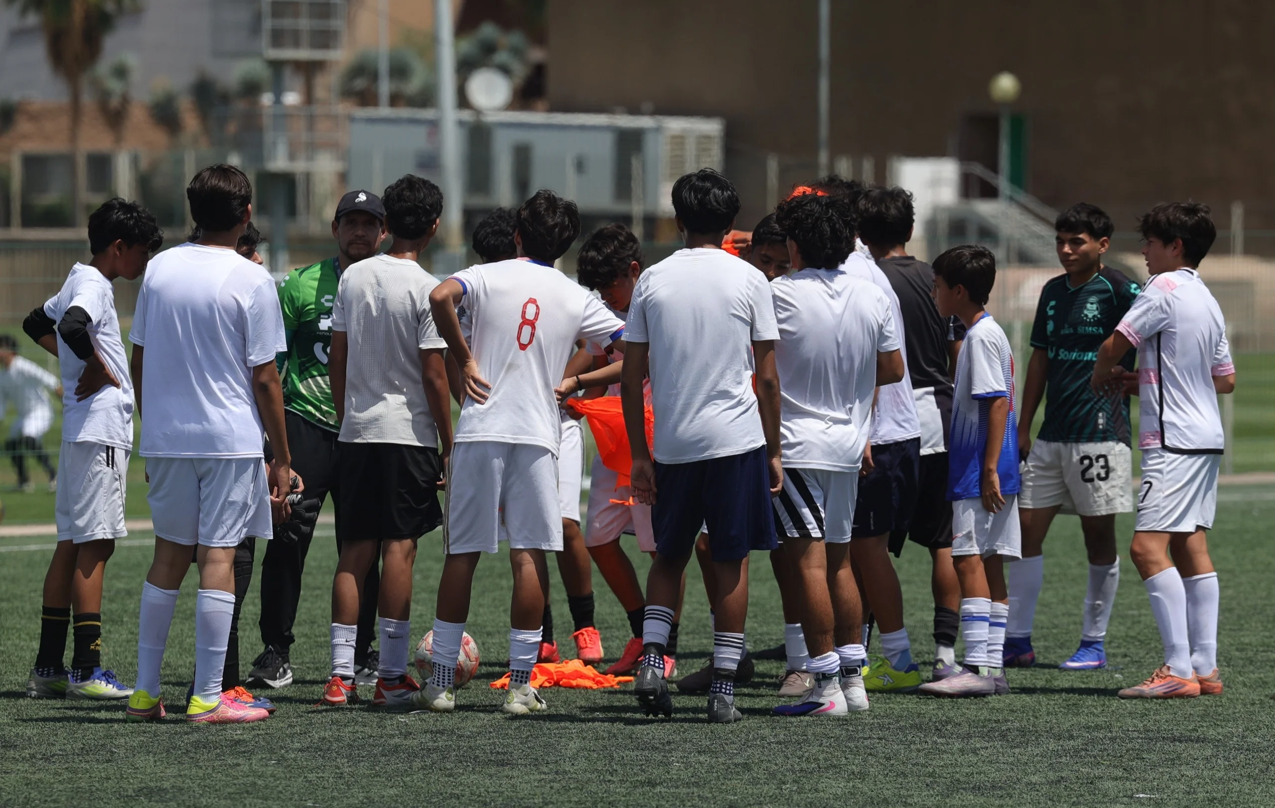 Los jóvenes futbolistas acudieron con la motivación de cumplir su más grande sueño