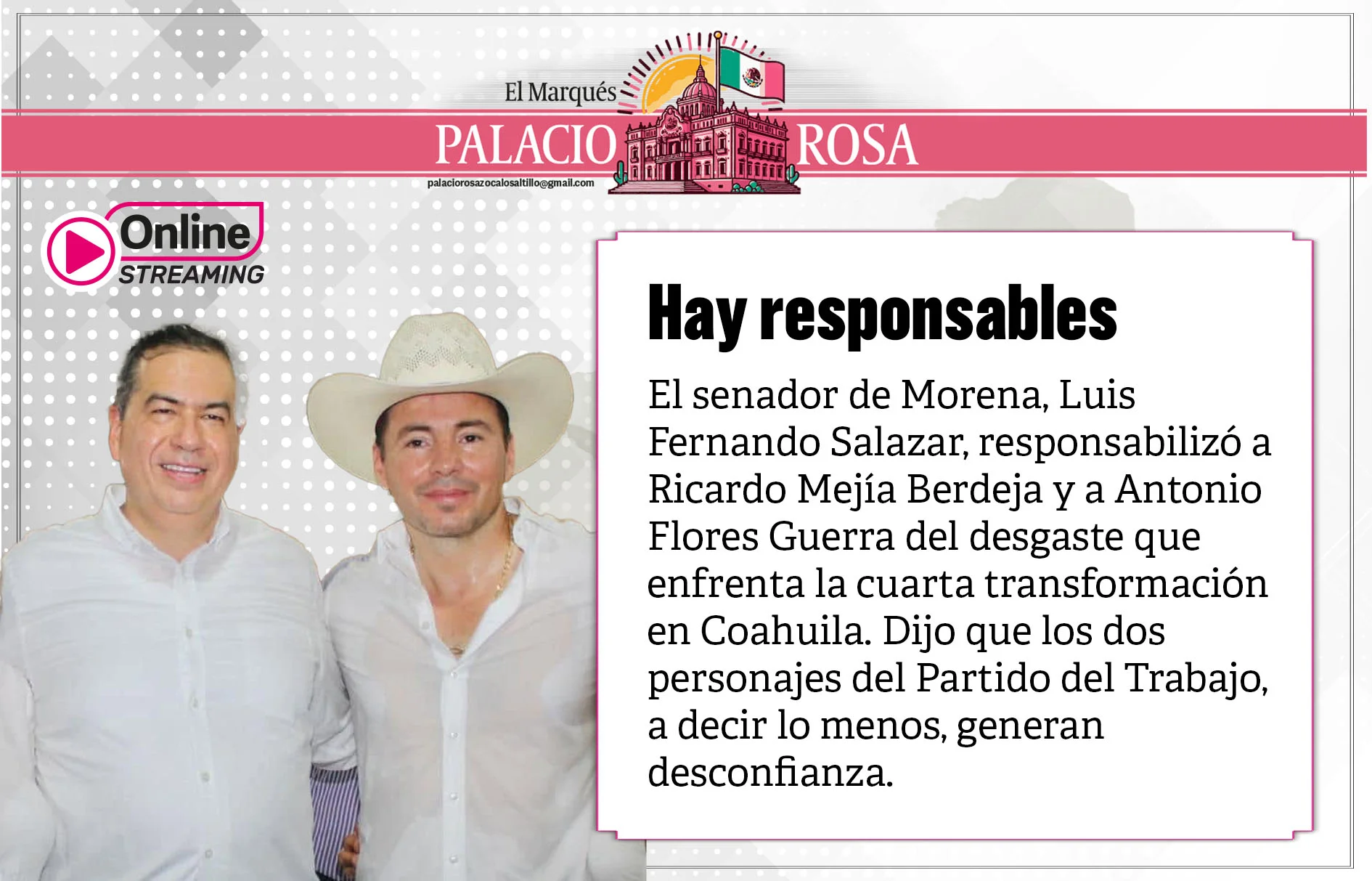Hay responsables