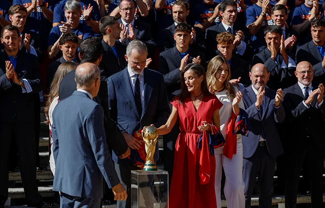 La Selección comienza las celebraciones oficiales por el título de campeona del mundo