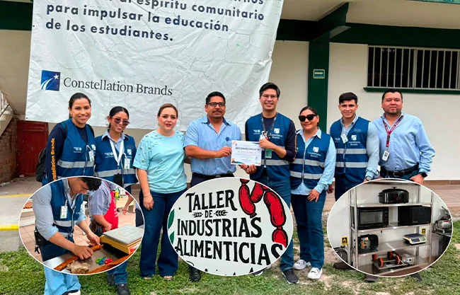 Apoyos de Constellation Brands al CBTA en Zaragoza estimulan desarrollo académico de alumnos