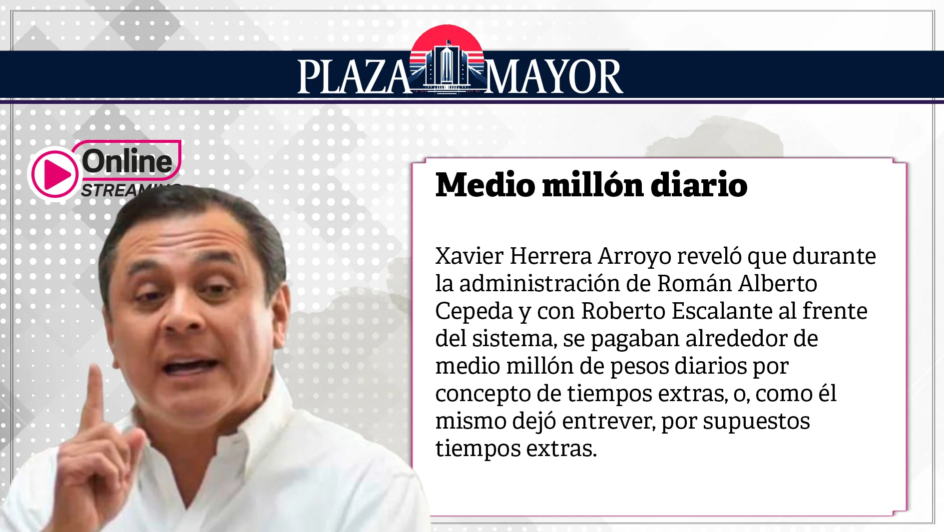 Medio millón diario