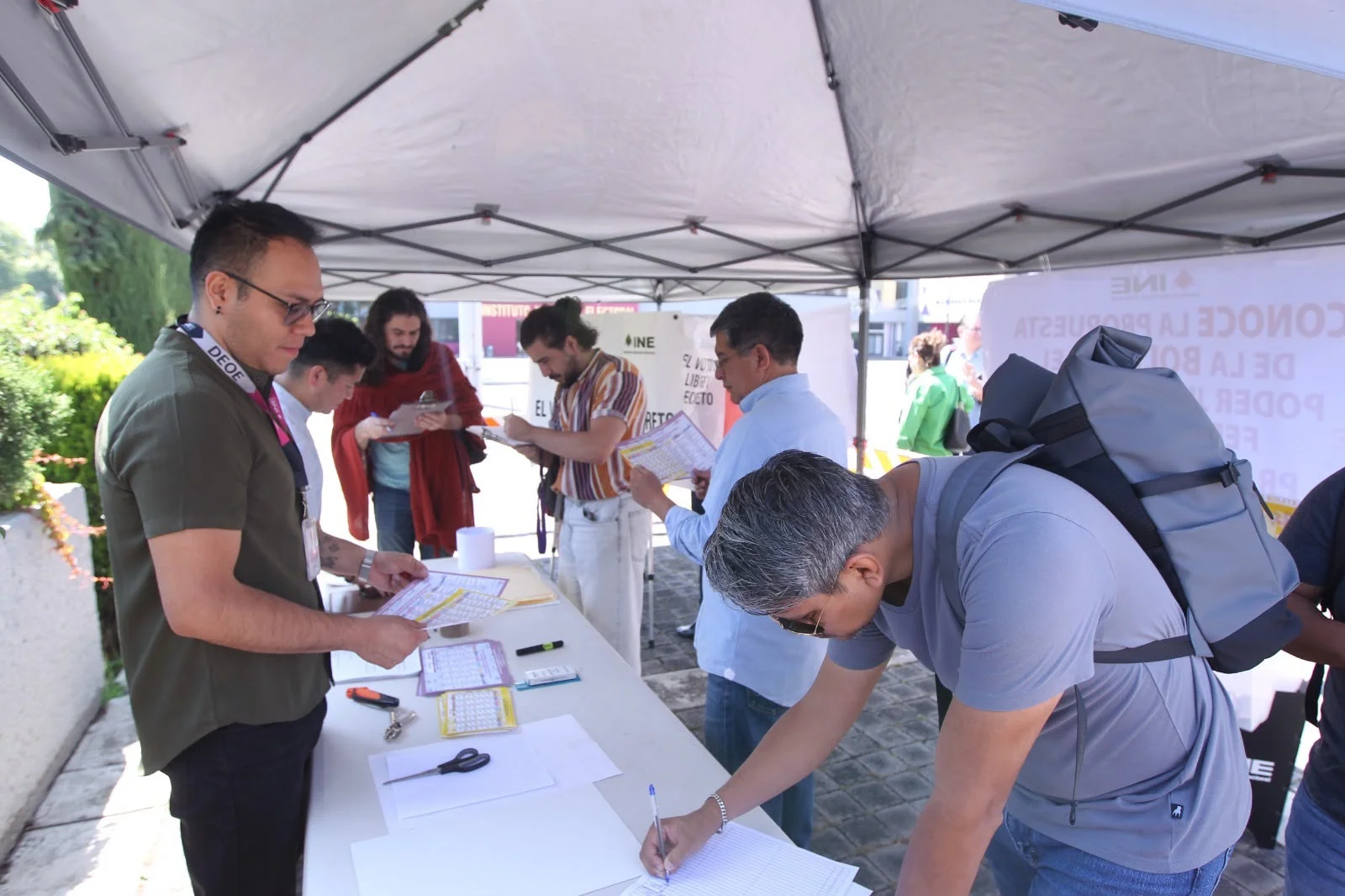 Realiza INE simulacro de votación para mejorar diseño de boletas rumbo a elección judicial