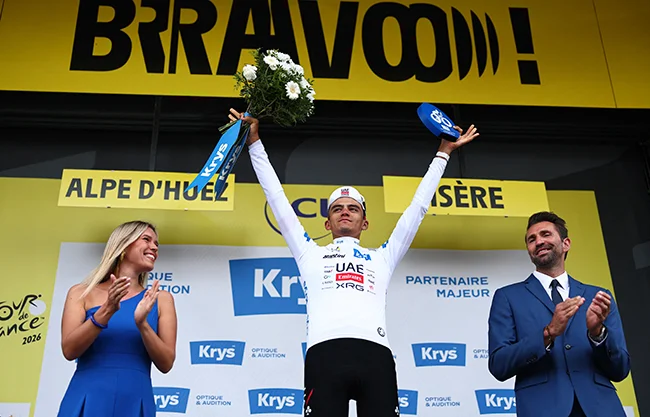 ¡Histórico! Isaac del Toro consuma su tercer lugar del Tour de Francia 2026