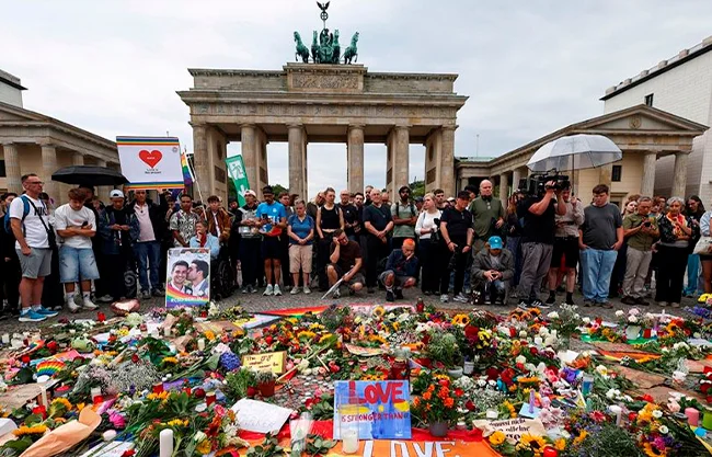Gobierno de México condena atentado en el Orgullo LGBT+ en Berlín; fuerzas alemanas abaten al agresor
