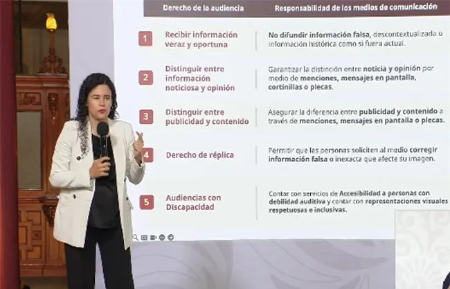 Gobierno prevé multas a radio y TV; Sheinbaum propone revisar prensa y plataformas