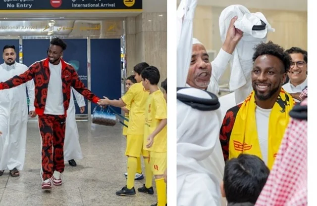 Julián Quiñones es recibido como héroe por su club en Arabia Saudita tras Mundial de cuatro goles con México