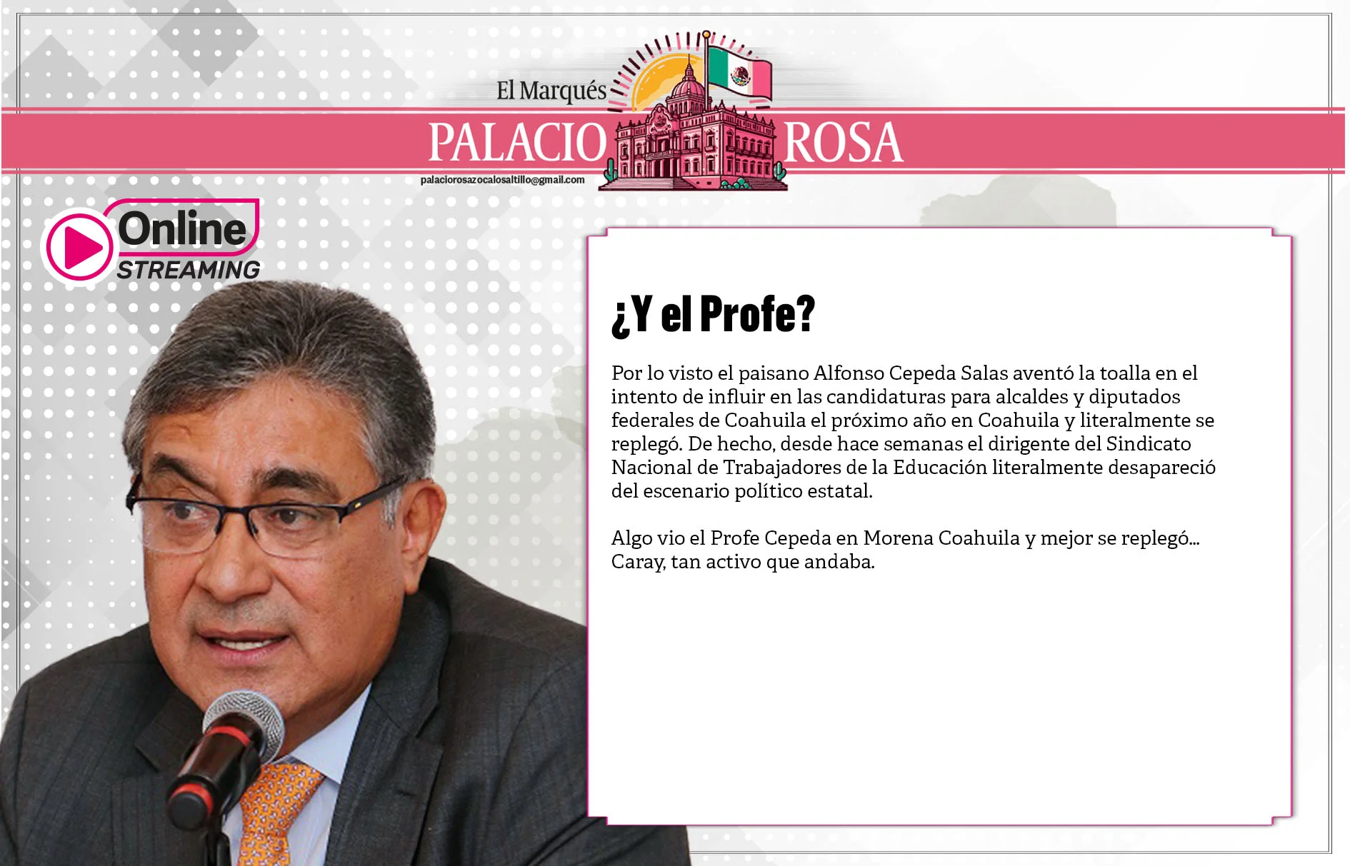 ¿Y el Profe?