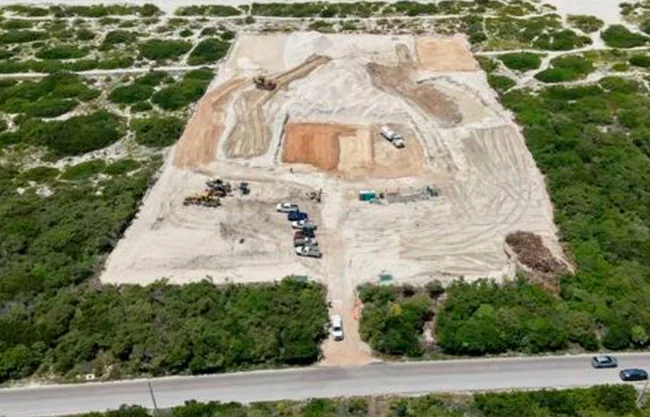 Clausura Profepa obras del complejo turístico "Las Dunas" en Yucatán por daños irreversibles