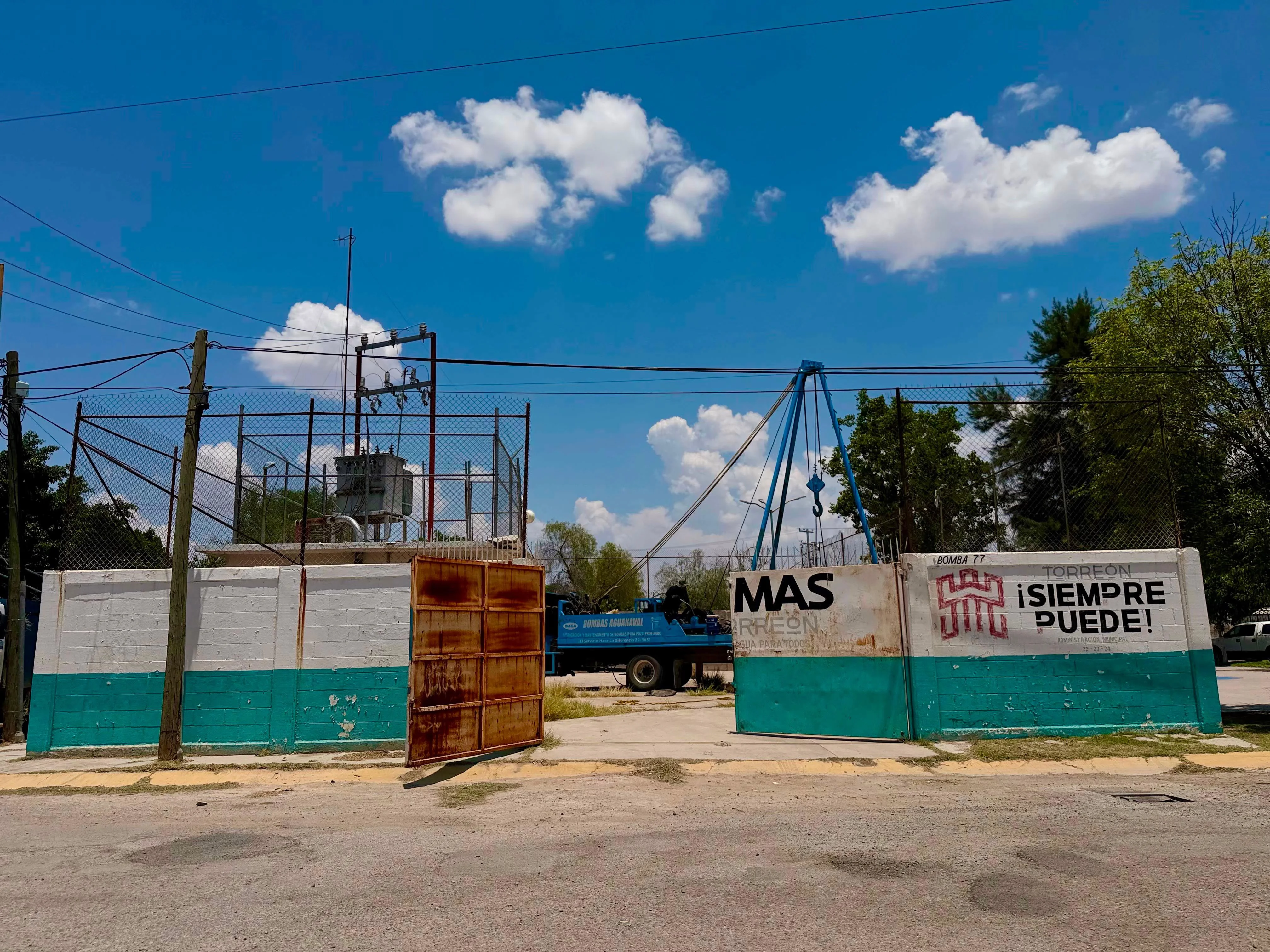 Revisarán pozo 77 de SIMAS por baja en su producción; afecta suministro en el oriente de Torreón