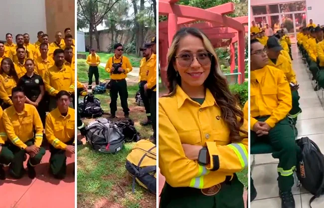 México envía nuevo contingente a Canadá para apoyar a la población frente a incendios