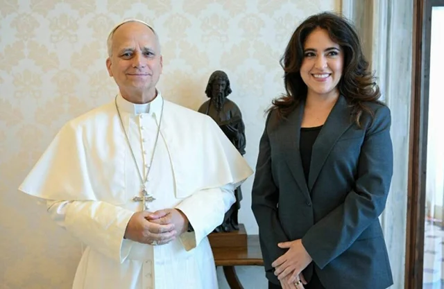 Sin tituloEl Papa León XIV se reúne con la mexicana María Montserrat Alvarado