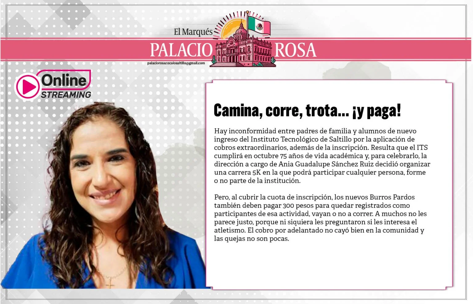 Camina, corre, trota… ¡y paga!