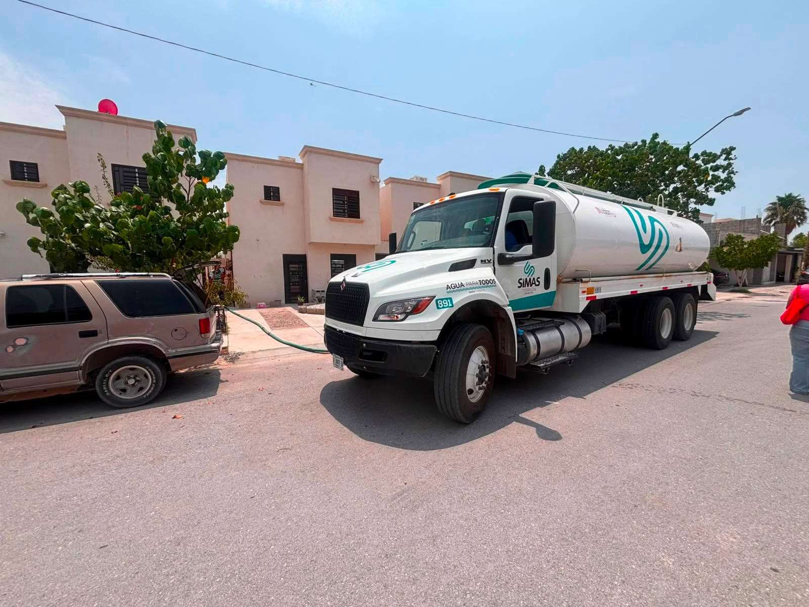 Simas despliega operativo de pipas y acelera obras para restablecer el abasto de agua en el oriente de Torreón