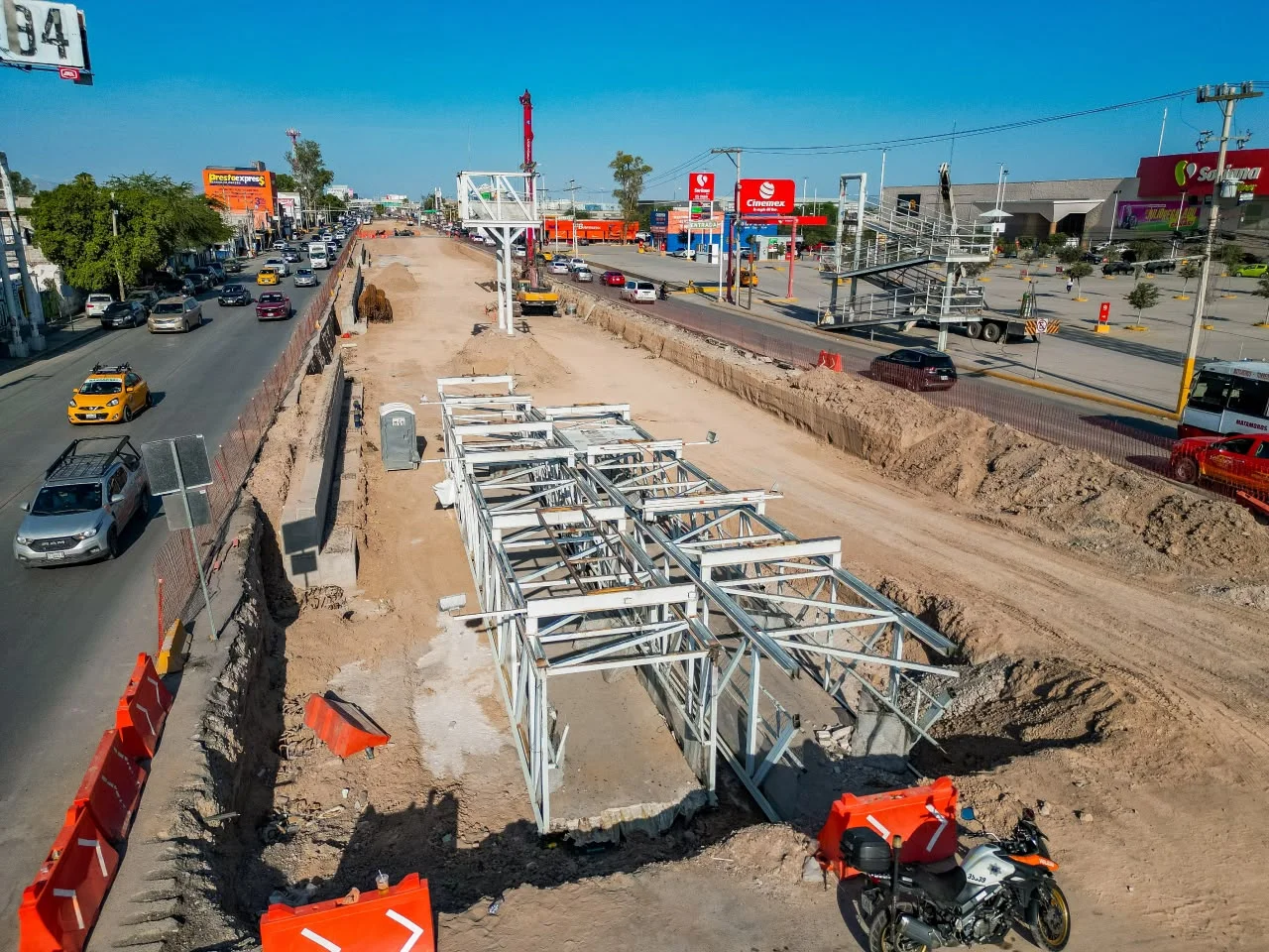 Sistema Vial Revolución–Vasconcelos alcanza 33% de avance; prevén concluir la obra en febrero de 2027