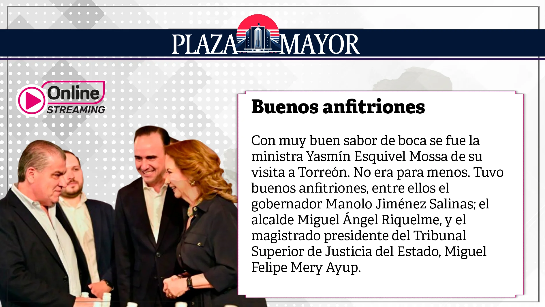 Buenos anfitriones