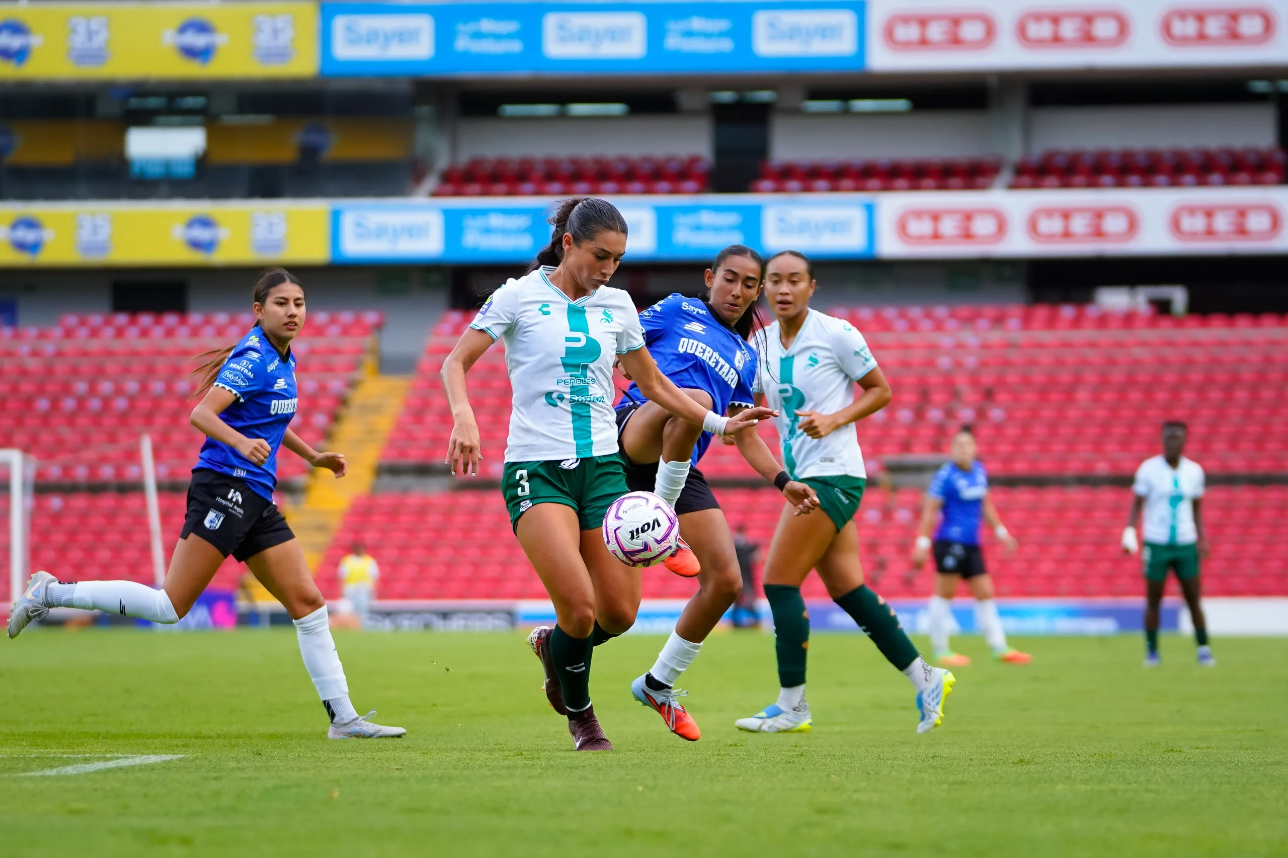 Ganan las Guerreras de Club Santos a Querétaro de visita