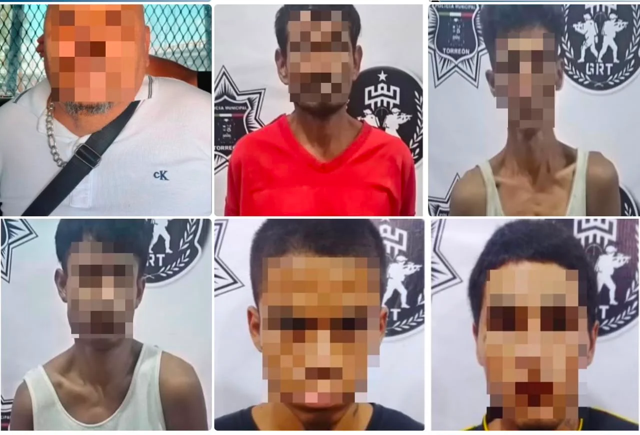 Detiene DSPM a 6 objetivos prioritarios relacionados con robos y delitos en Torreón