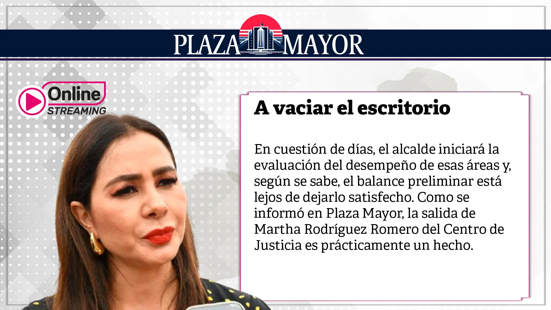A vaciar el escritorio