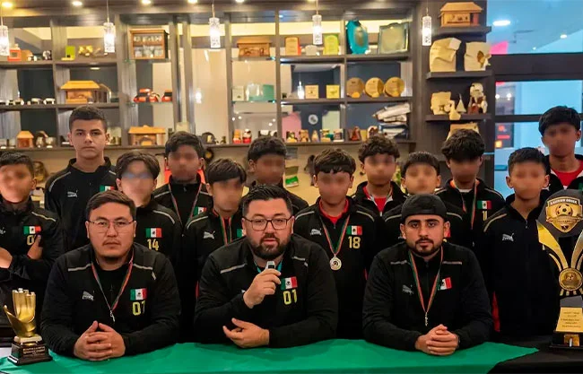 SRE busca salida de equipo infantil de Tijuana varado en Colombia tras terremoto