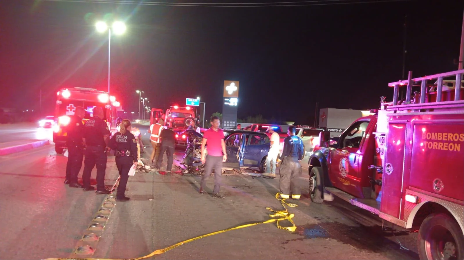 Muere conductor tras volcar en la carretera Torreón-San Pedro