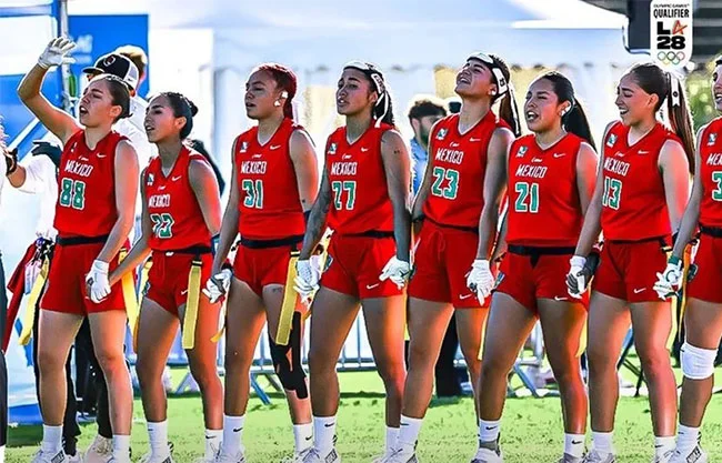 Selección Femenil de Flag Football avanza invicta y va por España en los Cuartos de Final del Mundial