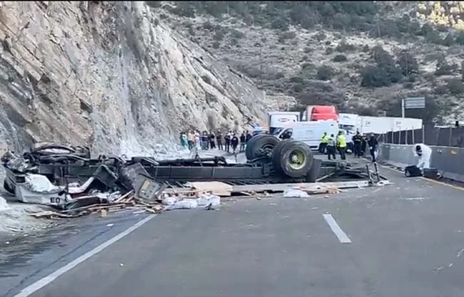Doblan multas a traileros que transiten con mal clima en Los Chorros; blindará GN carreteras